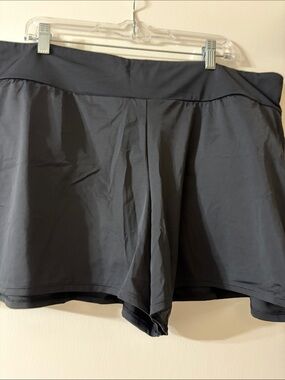 Sweaty Betty Black Athletic Skort-Style Shorts